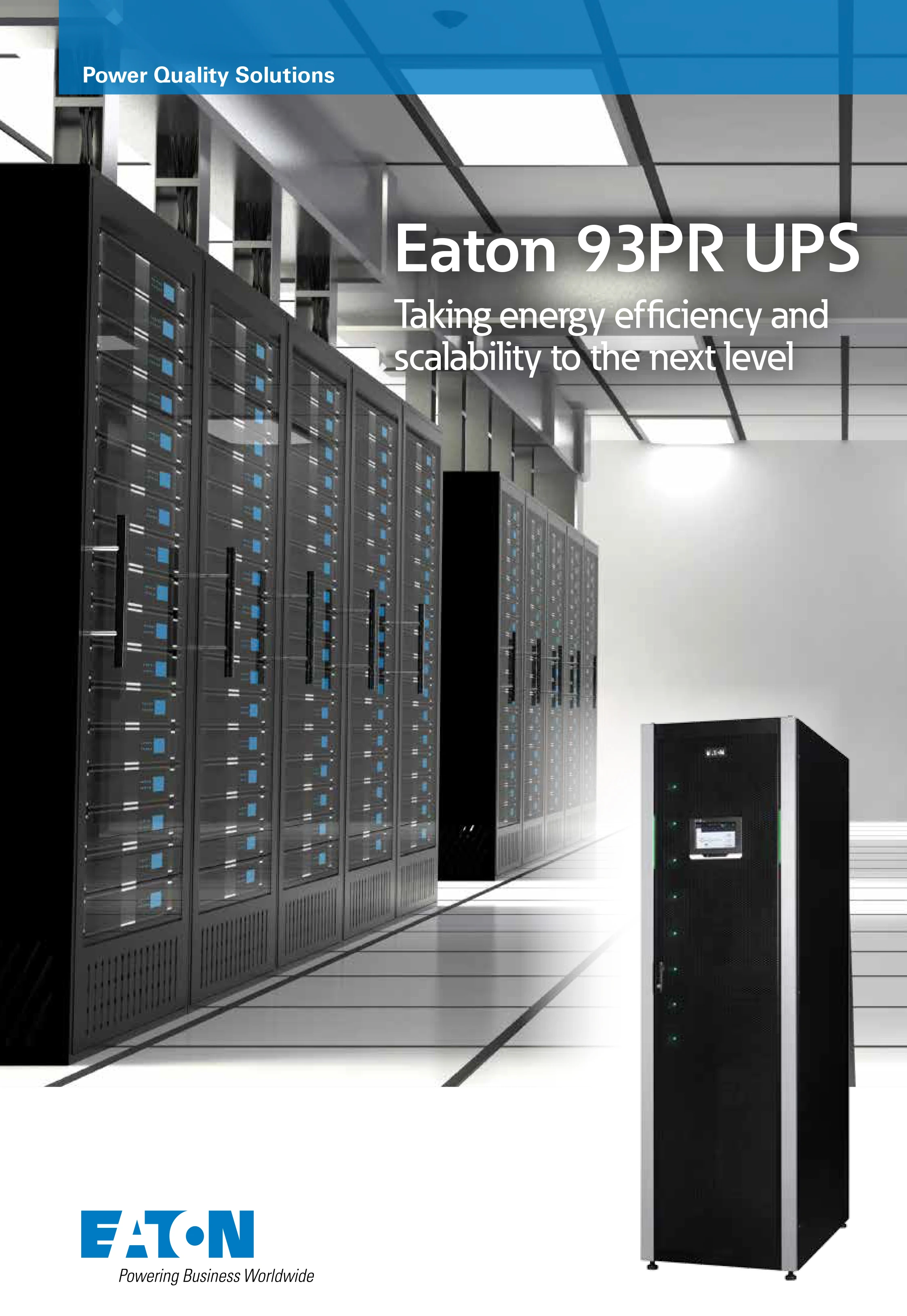 SAI modular en línea Eaton 93PR de 175 kVA