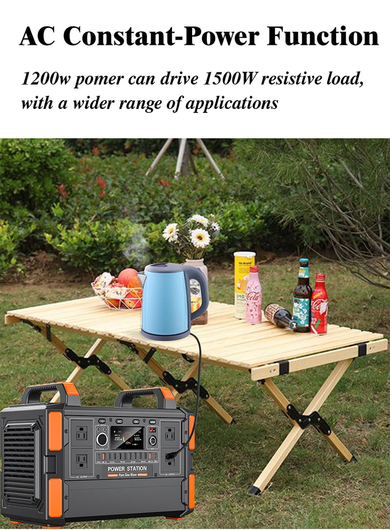 cheap portable power station 1200w applications