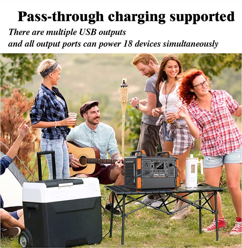 cheap portable power station 1200w use at camping