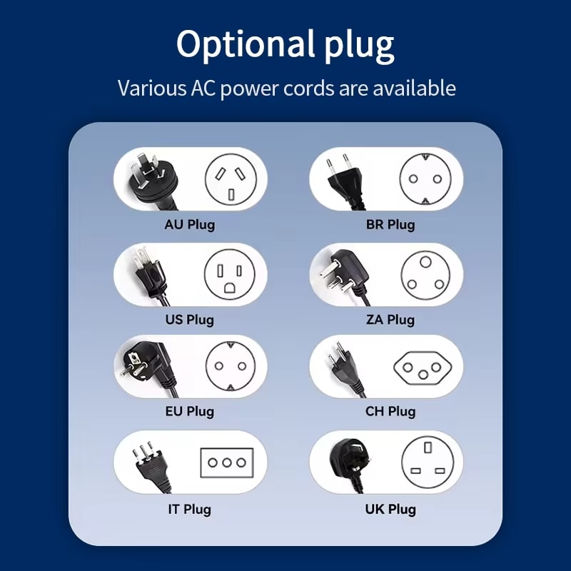 catu daya tak terputus dengan proteksi lonjakan arus colokan opsional