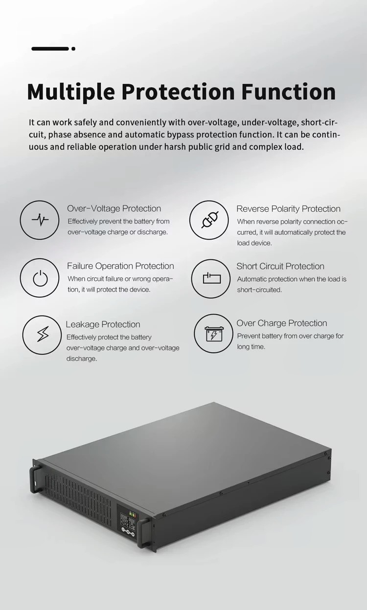 19 英寸机架安装 UPS 细节