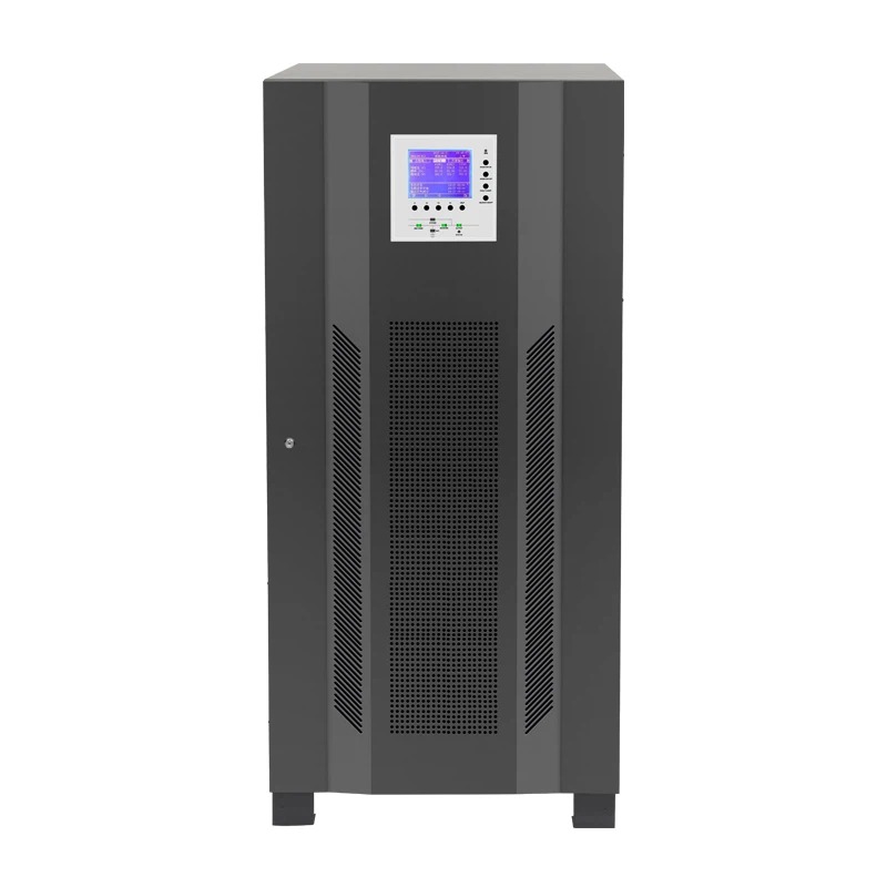 Online double conversion ups system for banks