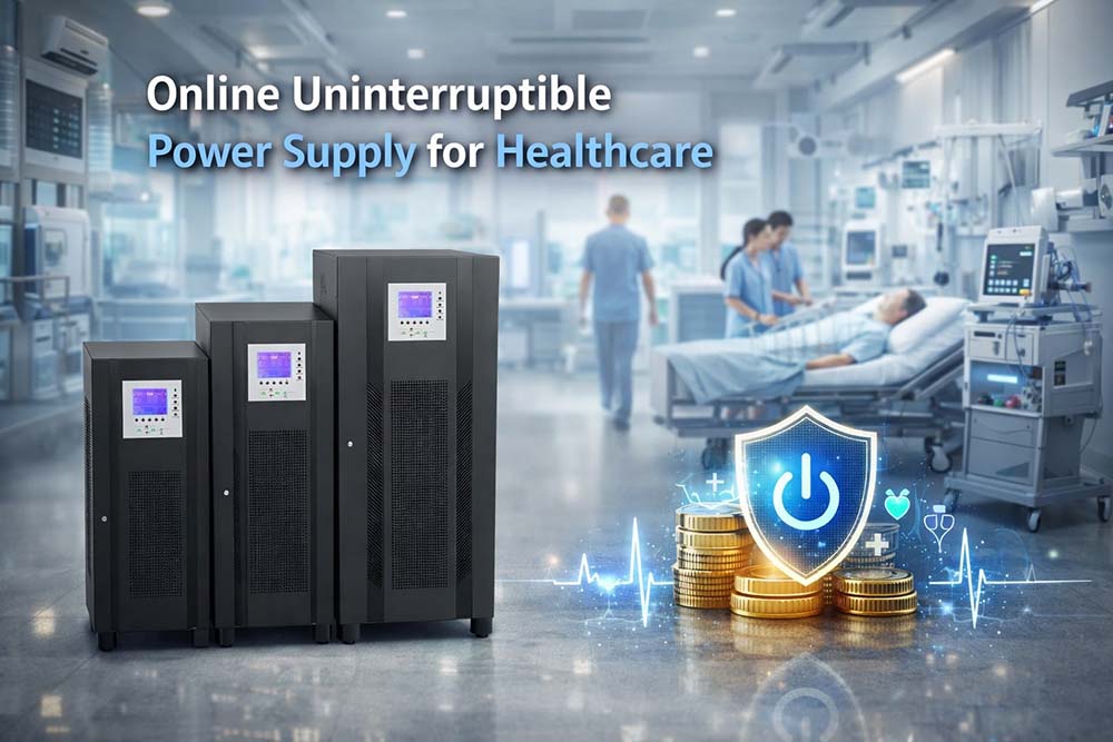 online uninterruptible power supply for healthcare