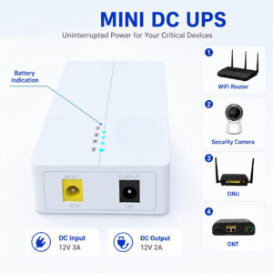 12vdc ups battery backup power supply