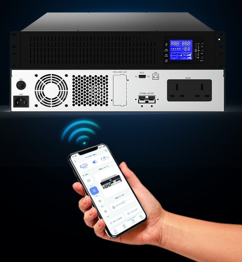 UPS Remote Monitoring Mobile App Interface