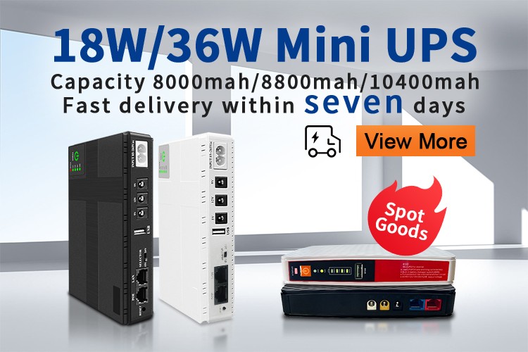 Wholesale 18W/36W Mini UPS for WiFi Router